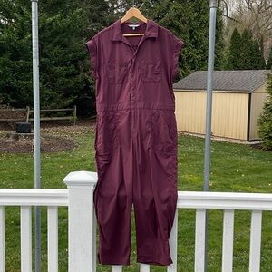 Title Nine burgundy Evelyn Jumpsuit